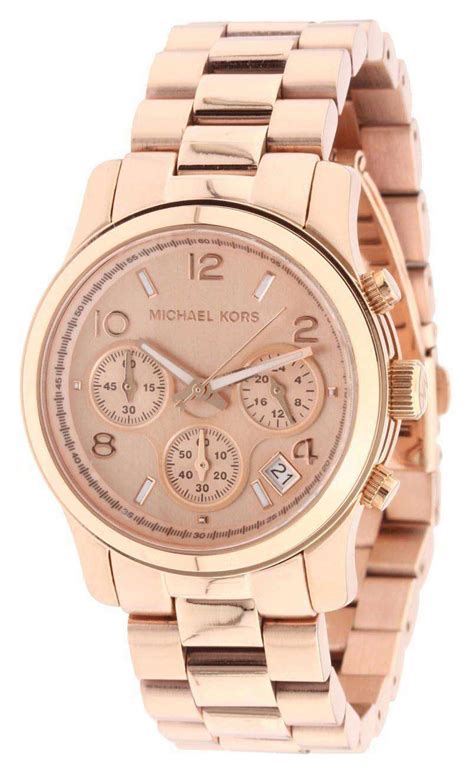 rose gold michael kors women'|mk rose gold watch sale.